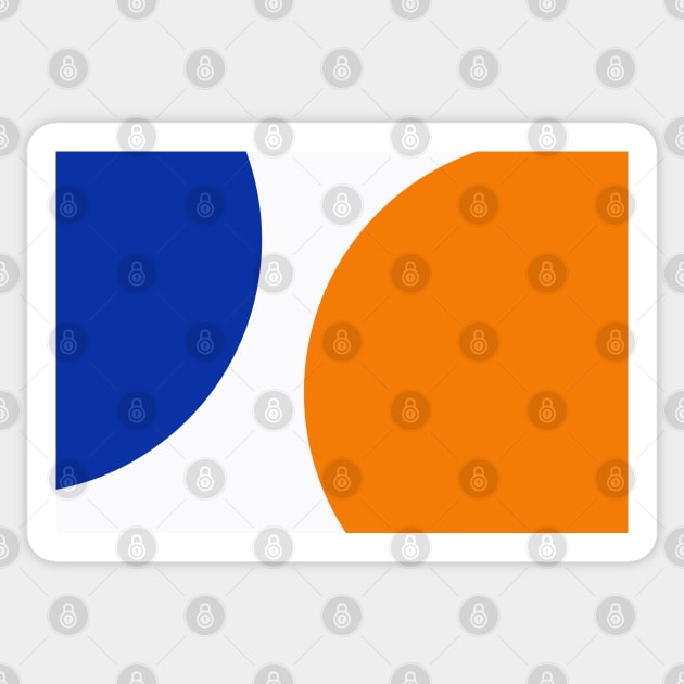 Florida Orange and Blue Sticker by AllAmerican